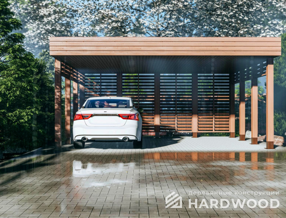 Навес для автомобилей №147 - фото 1203