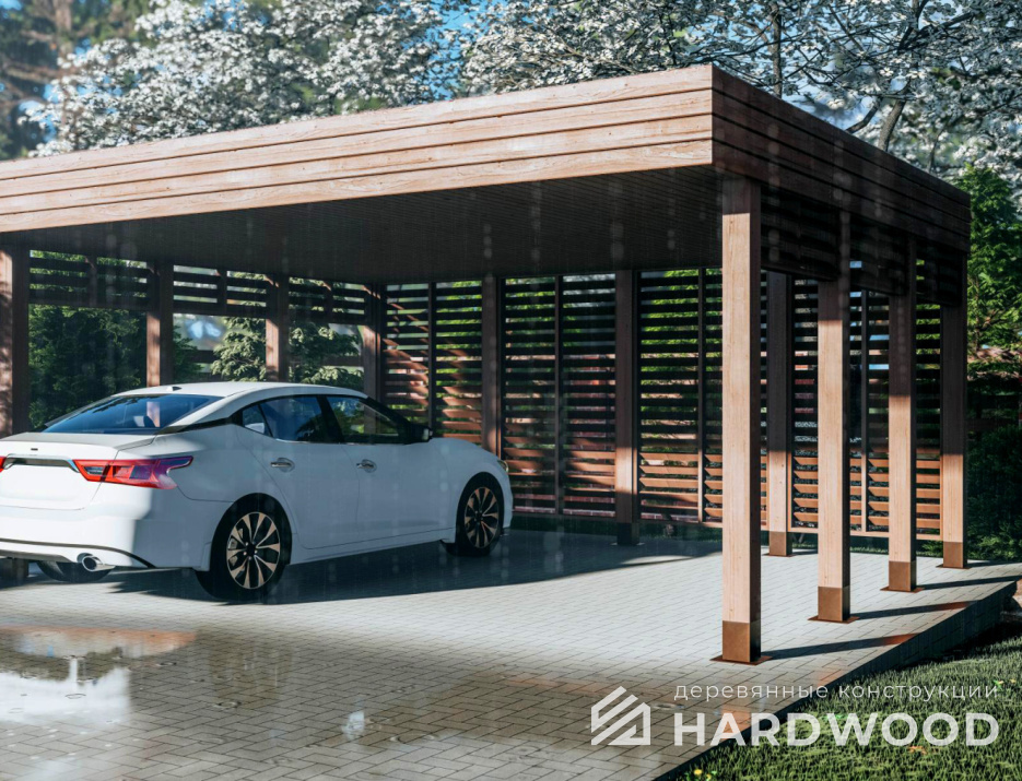 Навес для автомобилей №147 - фото 1202